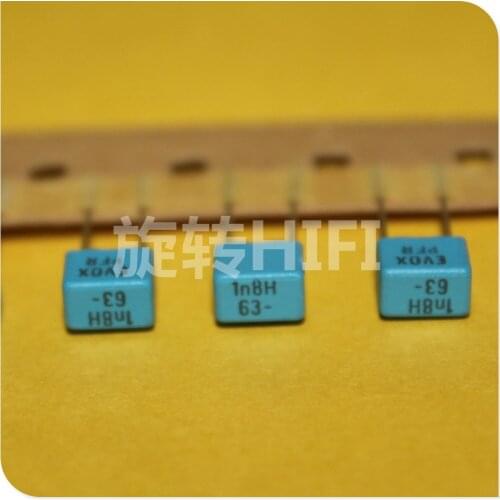 20PCS NEW EVOX PFR5 1.8NF 63V P5MM MKP 182/63V film EVOX-RIFA PFR 182 1.8nf/63v 1800PF 1N8 0.0018UF
