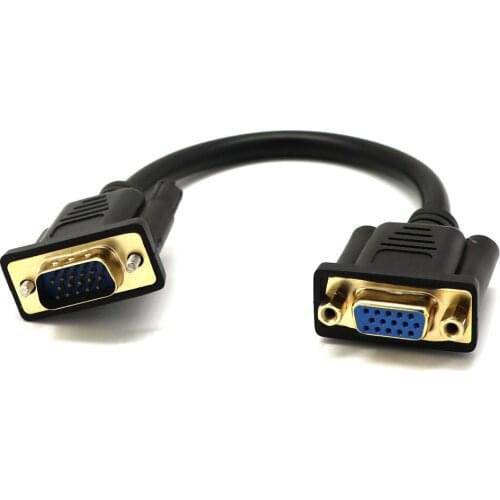 VGA Male to VGA Female Projector Extension