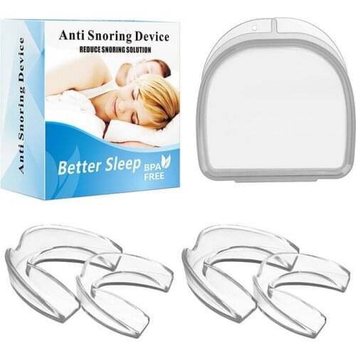 Silicone anti-snoring braces, sports braces, orthodontic molar braces, braces set, hot water shaping