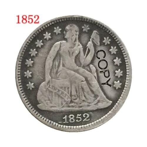 USA 1852 P,O Seated Liberty Dime COPY COINS