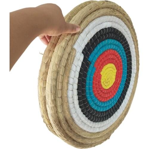 Archery Target 50 X 50 Cm Traditional Handmade Straw Round Target
