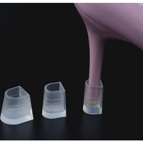 USHINE Quality British Style Penholder Transparent Anti-slip High Thin Heel Protector Modern Latin Wedding Dance Shoes Woman