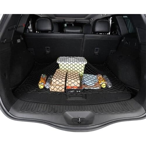 Yimaautotrims Fit For Renault Koleos Kadjar 2016 - 2020 Elastic Rear Trunk Cargo Storage Organizer Luggage Net Holder Cover Kit