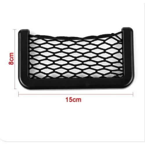 1psc Car Organizer Storage Bag Auto Paste Net Pocket for Volkswagen VW JETTA MK5 MK6 GOLF 5 6 7 GTI TIGUAN PASSAT B5 B6 B7 B8