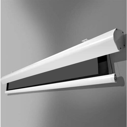 120 inch pet crystal alr ambient light rejecting electric tensioned projection screen for xiao mi wemax Jmgo fengmi ust projecto