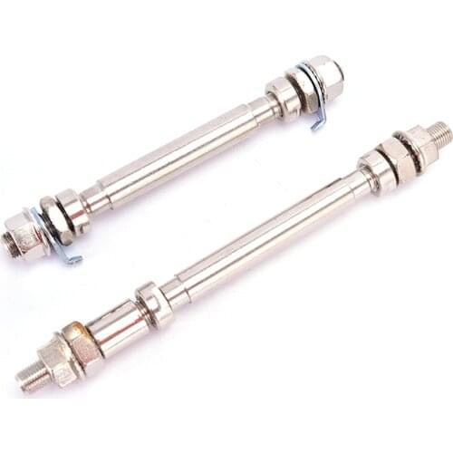14CM/18CM Bicycle Wheel Hub Axle Solid Shaft Front Rear 6000 Bearing Mountain Bike Front/rear Axle Lever Repair Tool Acc