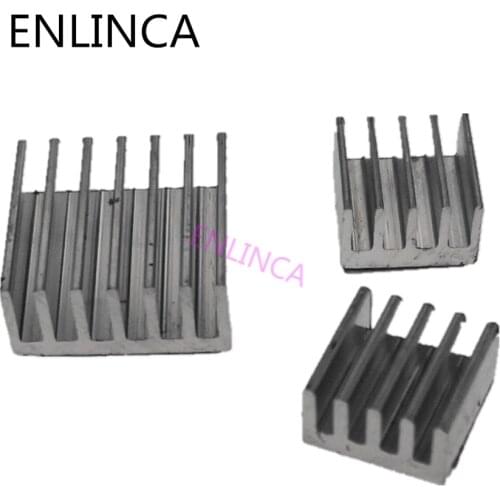 3pcs/lot for Raspberry Pi 2 B Heatsink Cooler Pure Aluminum Heat Sink Set Kit Radiator with Adhesive