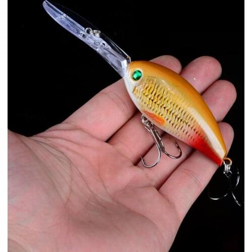 3D Eyes Diving Depth 0.5-4M Plastic High Quality Fishing Bait Bionic Crank 11cm/18g Anti-Corrosion Fishing Lure Hard Bait