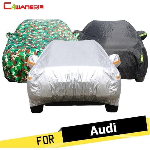 Cawanerl Car Cover Outdoor & Indoor Anti UV Sun Snow Rain Frost Resistant Dustproof Car Covers For Audi S4 S5 S6 S7 S8 SQ5 TT