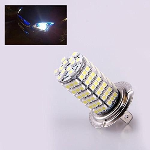Free Shipping 2pcs/lot Car Auto 120 LED 3528 SMD H7 White Fog Driving Head Light Lamp Bulb