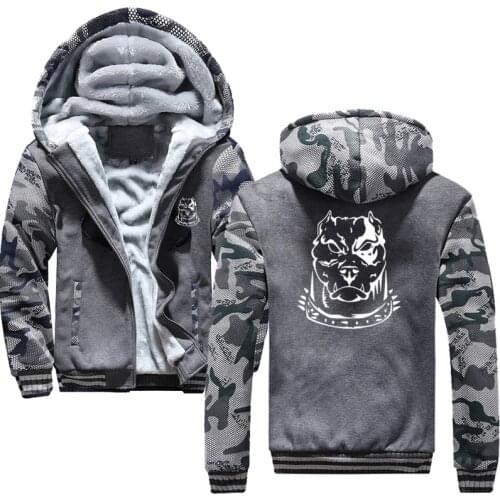 Free delivery pitbull Printing Sweatshirt Hoodie Fashion Hip Hop casual Pullover Male zipper Hoody