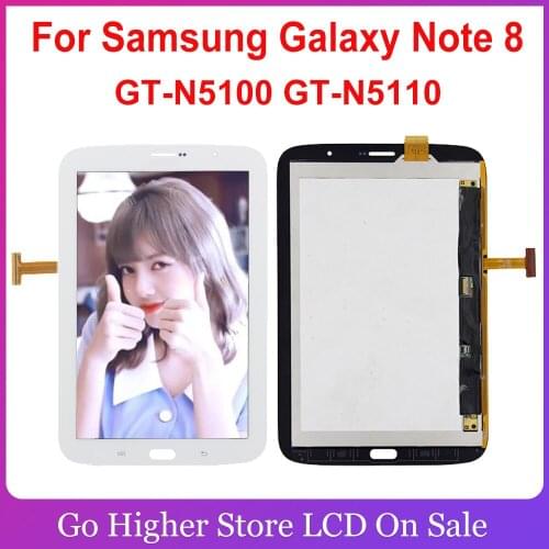 For Samsung Galaxy Note 8 GT-N5100 N5100 N5110 GT-N5110 Lcd Display Panel LCD Combo Touch Screen Glass Sensor Replacement Parts