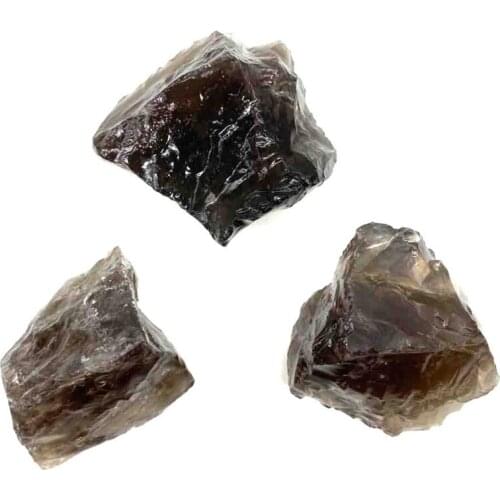 Smoky Crystal Rough Stones Natural Quartz Gems Healing Reiki Raw Gemstones Garden Home Decoration