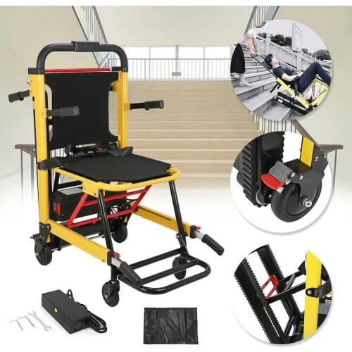 Electric Lifting Motorized Climbing Wheelchair Stair Chair Stairlifts Mobility Elevator Battery Climbing Stairs Wheelchair