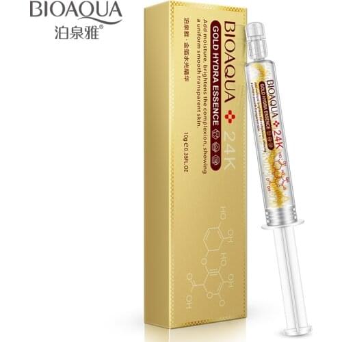 24k gold hydra essence moisturizing serum wonder whitening anti wrinkle aging collagen Scar remover essence cream
