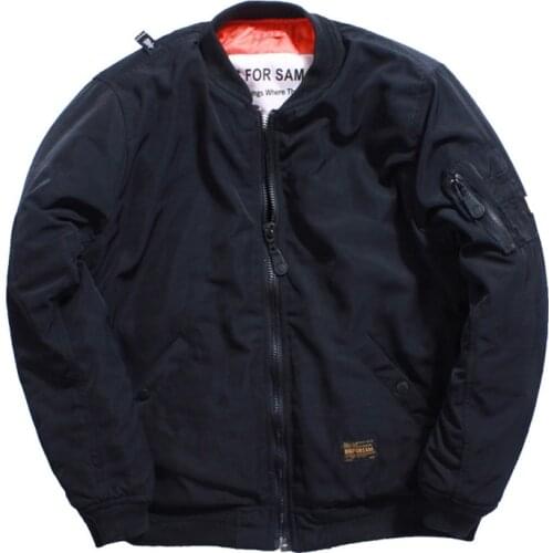 Ma1 Bomber Jacket Men Coat Stand Collar Baseball Streetwear Hip Hop Plus Size 4xl Coats Jackets Windbreaker