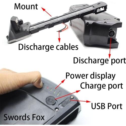 1000W 48V 14Ah for Panasonic Dolphin Li-ion new Water Kettle down tube lithium Ebike Battery with USB port less 1200W