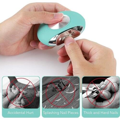 Nail Clippers Electric Nail Scissors Silent Automatic Fingernail Scissors Machine Nail Clipper For Newborn Elderly