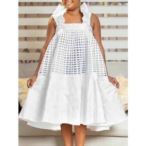 Cute Women Summer Spaghetti Strap Dress Lotus Plaid Stitching Casual Loose Dress Kawaii Girls White Pink Party Streetwear 2021