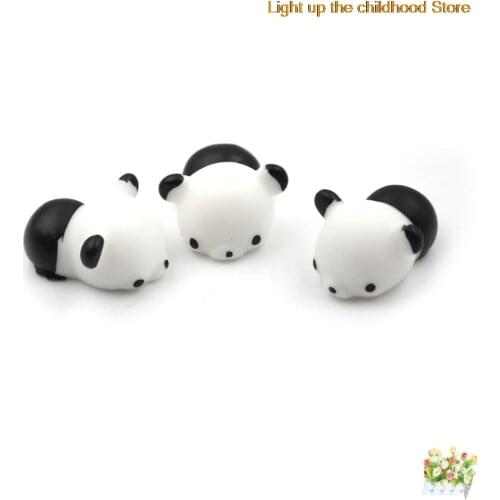 Cute Anti-stress Kawaii Decompress Squishy Slow Rising Panda Mochi Squeeze Stretchy charms Phone Straps