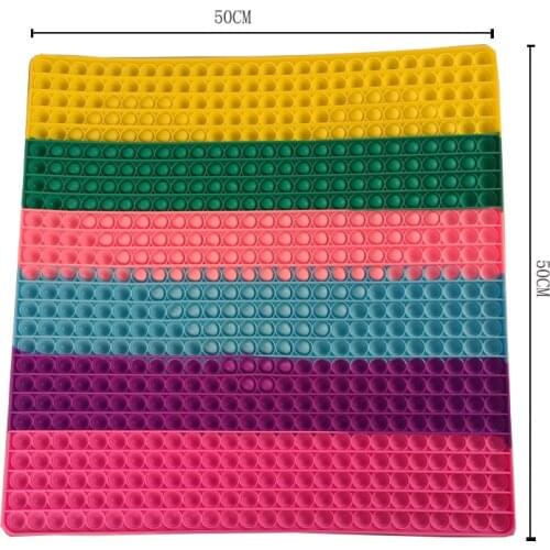 2021 new fidgety toys 50 / 38 / 30cm large size bubble push adult children soft decompression toys autism relief pressure toys