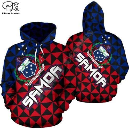 New Brand Island Country Flag American Samoa Polynesian Culture Retro Tattoo Tracksuit Men/Women 3DPrint Funny Casual Hoodies 18