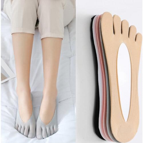 Orthopedic Compression Socks Womens Toe Socks Ultra Low Cut Liner With Gel Tab Breathable/sweat-absorbent/deodorant/invisible