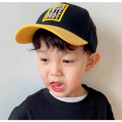 4 5 6 7 8 Years Old Kids Hat Boys And Girls Spring New Color Matching Baseball Caps Summer Children Sun Hat 2021 Trend Brand