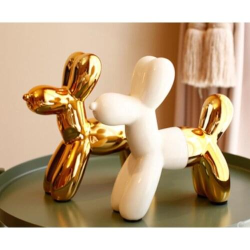 RESIN CRAFT BALLOON DOG STATUE ORNAMENTS HOME DECORATION ACCESSORIES MODERN ABSTRACT RESIN BALLOON DOG STATUE SCULPTURE