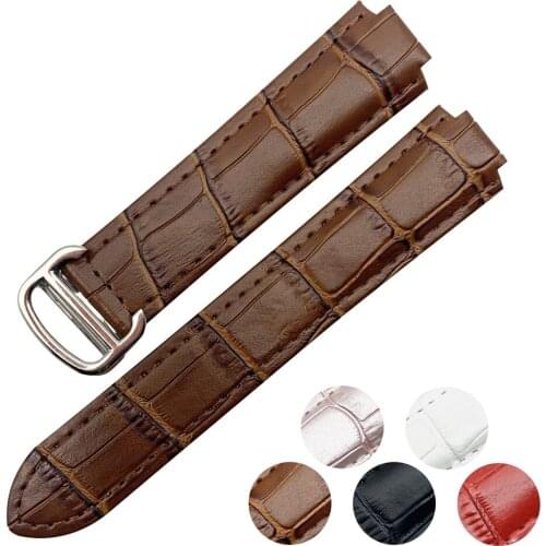 Genuine Leather Watch band for Ballon Watch Strap Band Bracelet And Folding Clasp Men Women Watchband 9mm 11mm 12mm