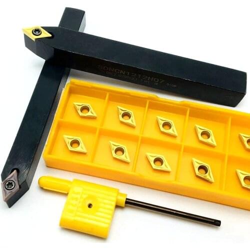 SDNCN1212H07 SDNCN1010H07 External CNC Screw Type Turning Tool Holder + DCMT070204 Turning Blade Machine Parts Tools