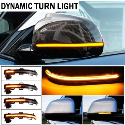 For 2018 2019 2020 BMW X3 X4 X5 X6 X7 G01 G02 G05 G06 G07 LED Dynamic Turn Signal Blinker Side Mirror Indicator Light Repeater