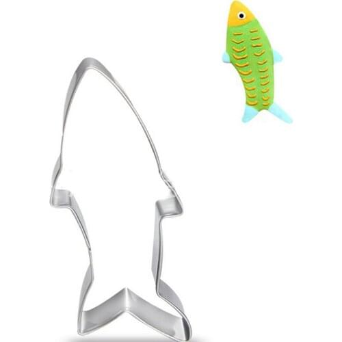 1pcs Cookware reposteria Kitchen Dinning Bar Sardine Fish Biscuit Baking Mold Cookie Cutter Fondant Cake Decor Tools Pastry Shop