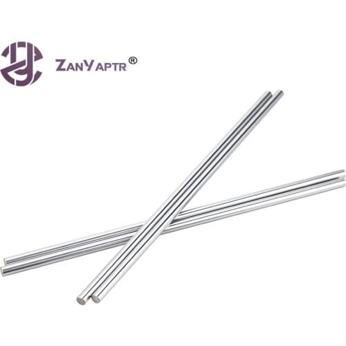 1Pcs Optical Axis OD 8mm x 200/300/400/500mm Cylinder Liner Rail Linear Shaft chrome For 3D Printer & CNC