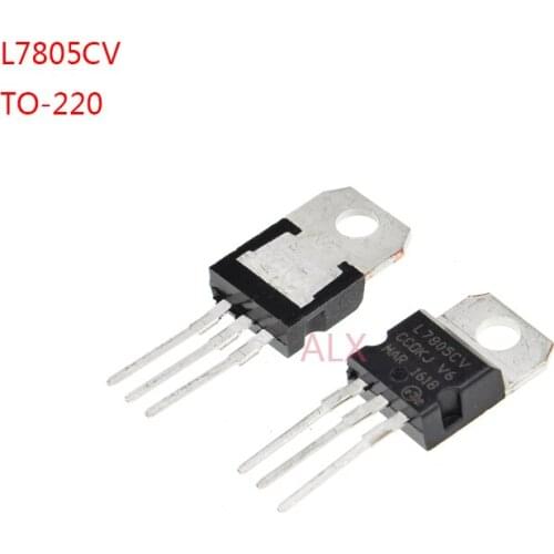 10PCS L7805CT L7805 7805 LM7805 TO-220 Voltage Regulator 5V three terminal regulator