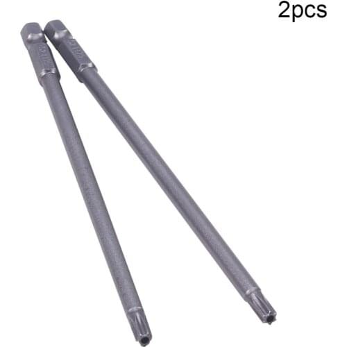 Utoolmart 2/5pcs Torx Screwdriver Bits S2 100/150mm Length 1/4'' Hex Shank Magnetic Screw Driver Bit T8 T10 T15 T20 T25 T27 T30