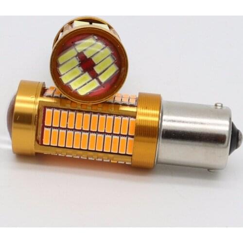 2PCS 1157 1156 BA15D LED Light Bulbs Brake Lights 6000K White Car Signal Lamps