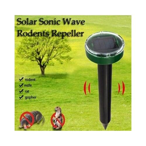 2020 Popular Electronic Products Solar Ultrasonic Rat Repeller Snake Repeller Small Electric Acoustic Snake Repeller