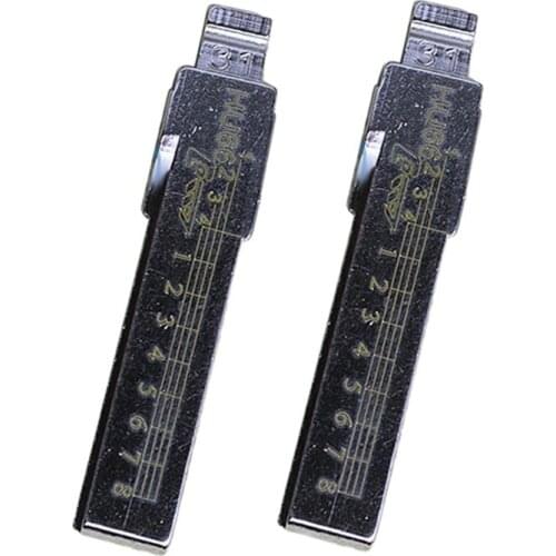 31# HU66 Car key blade universal lishi key cutter Engraved Line Key Scale Shearing Teeth Blank, Car Key Blade