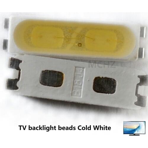 500pcs For LG Innotek LED LED Backlight 1.5W 7020 3V-3.6V Cool white 200LM TV Application LEWWS72R24GZ00