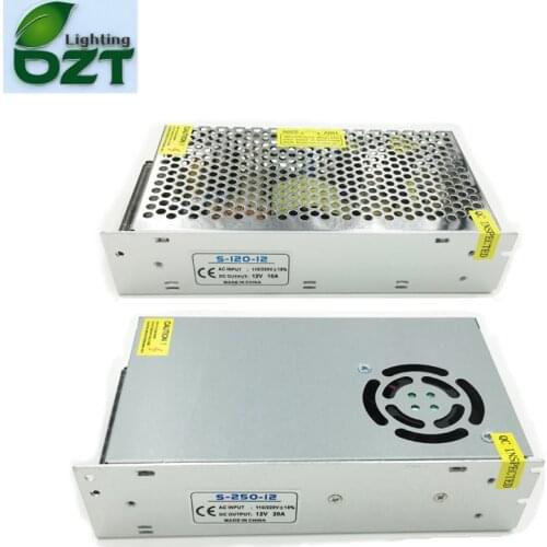 AC100-240V To DC5V 12V 24V Power Supply Adapter Transformer 5A 6A 8A 10A 15A 20A 30A 40A For LED Strip Led Tape Home Decoration