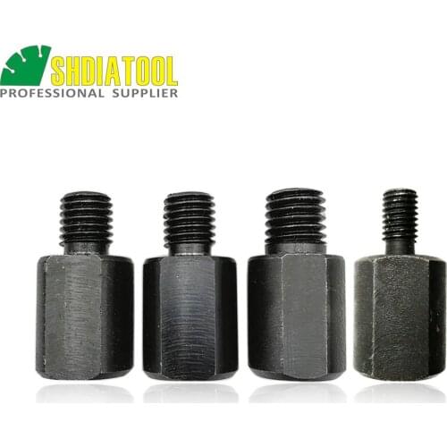 SHDIATOOL Different Thread Diamond core bits adapter M14 to M10 or M14 to 5/8 or 5/8 to M14 Grinding wheel Connection Converter
