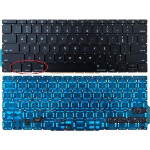 US Laptop Backlit Keyboard New For Apple Macbook Pro 13.3" Retina A1708 English Keyboard MLL42 MPXQ2 Late 2016 Mid 2017