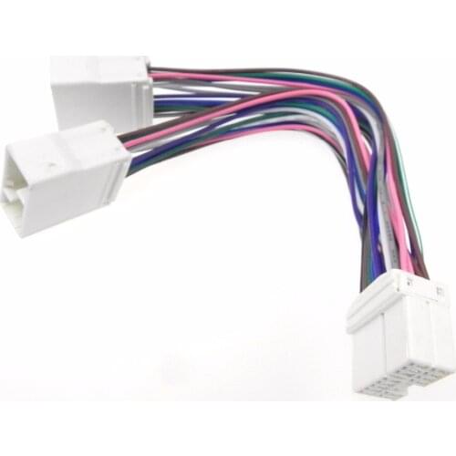 5pcs Honda Accord Auto Odyssey car navigation version one to two connection line drag and drop interface one point two harness