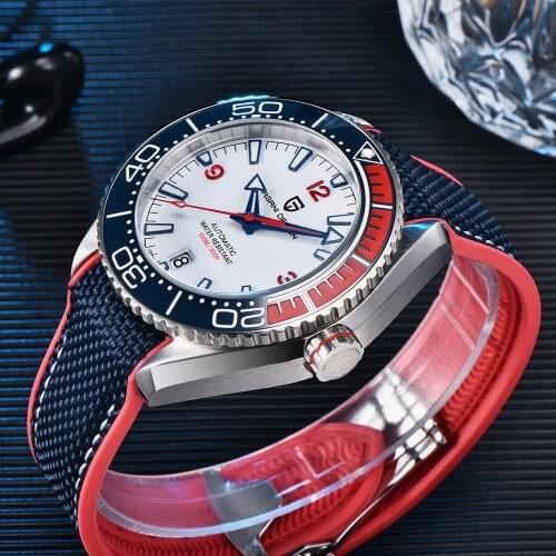 PAGANI DESIGN Men Automatic Mechanical Watches Ceramic Bezel Sapphire Glass Waterproof Clock Top Brand Stainless Steel Men Watch