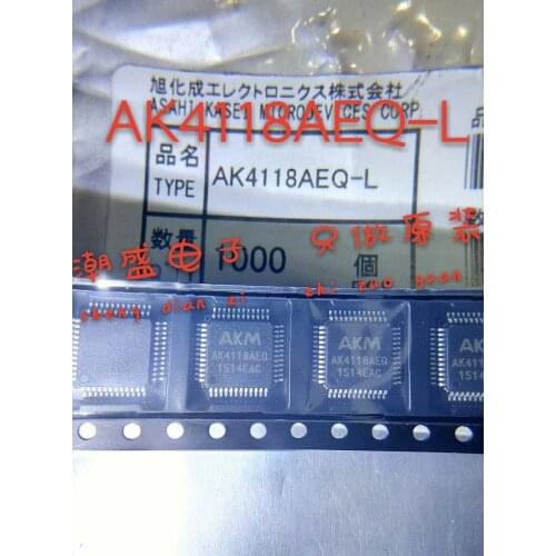 1pcslot AK4118AEQ-L AK4118AEQ AK4118 LQFP48 digital audio transceiver original authentic
