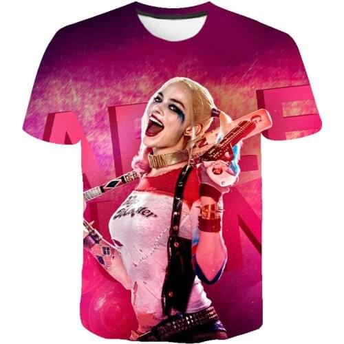 Fashion 3D Print T-shirt Men Women Children Casual Joker Movie Short Sleeve Streetwear Tops Boy Girl Kids Cool Tee
