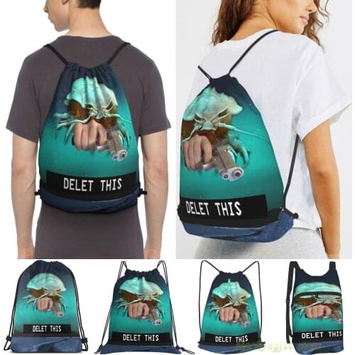 Ghetto Isopod Women Purpose Drawstring Backpack Bags Men Outdoor Travel Backpacks For Gym Training Swimming Fitness Bag