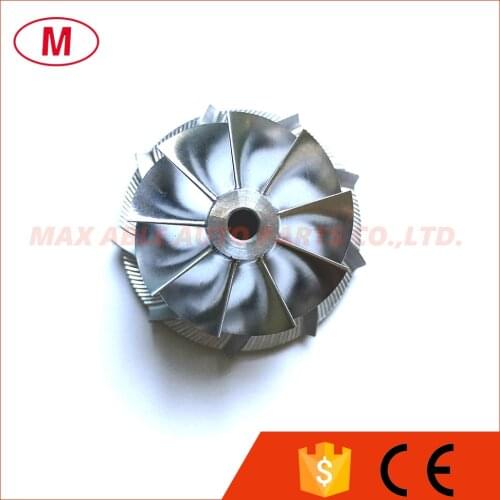 TD025 30.73/40.00mm 9+0 blades Reverse Performance Turbo Billet compressor wheel/Aluminum 2618/Milling wheel for turbocharger