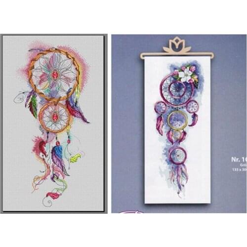 2021 Gold Collection Embroidery Dreamcatcher Funny Cross Stitch Quotes with 100% Cotton Flosses & Free Shipping for Home Decor